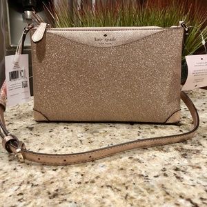 **SALE** Kate Spade Glitter Rose Gold Crossbody